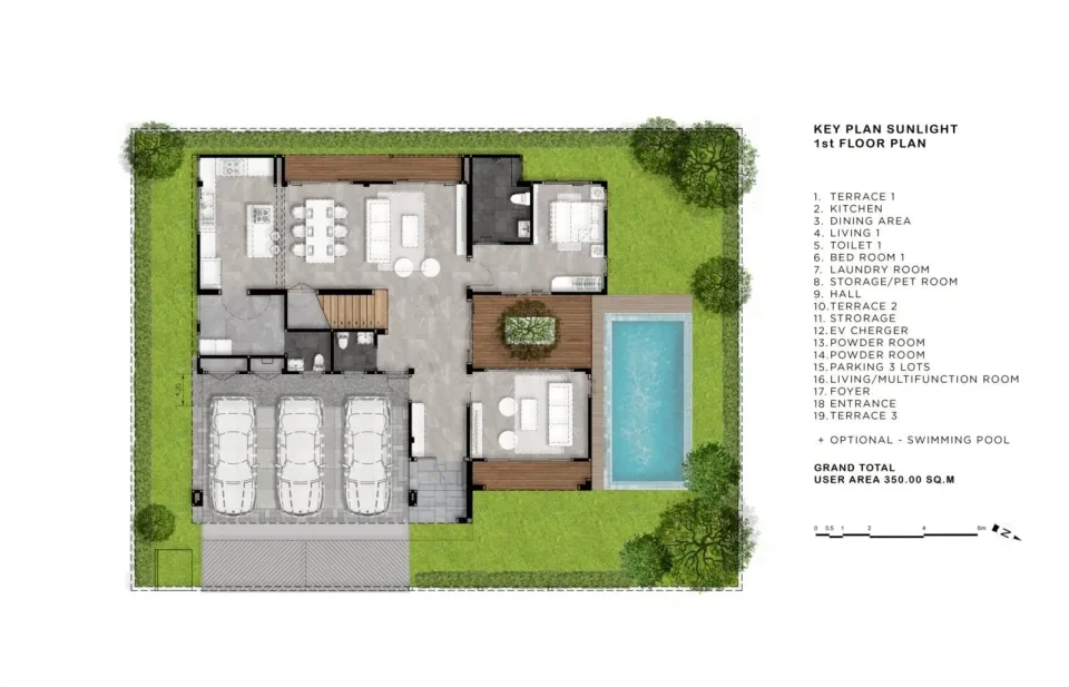 Вилла с 4 спальнями и частным бассейном в Spectra Residence Pattaya, Паттайя
