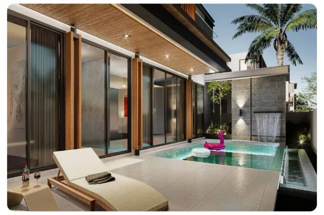 Вилла с 5 спальнями и частным бассейном в The Ozone Wealth Pattaya, Джомтьен