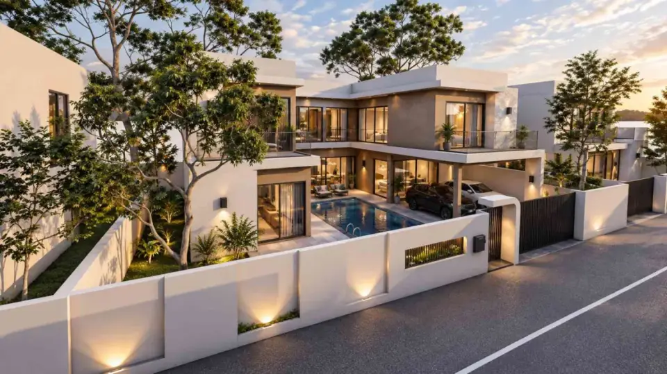 Вилла с 4 спальнями и частным бассейном в Suerte Luxury Pool Villa Pattaya, Паттайя