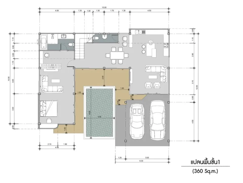 Вилла с 4 спальнями и частным бассейном в Suerte Luxury Pool Villa Pattaya, Паттайя