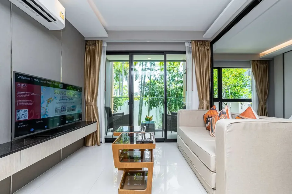 Квартира с 1 спальней и видом на сад в Mida Grande Resort Phuket, Пхукет
