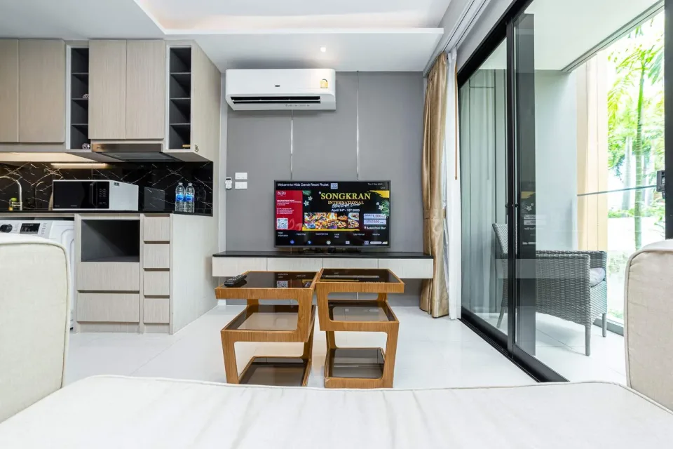 Квартира с 1 спальней и видом на сад в Mida Grande Resort Phuket, Пхукет
