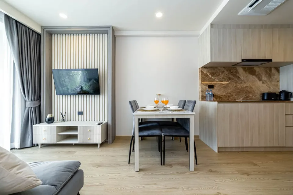 Квартира с 1 спальней и видом на горы в The Ozone Condominium, Банг Тао