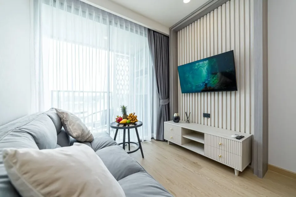 Квартира с 1 спальней и видом на горы в The Ozone Condominium, Банг Тао