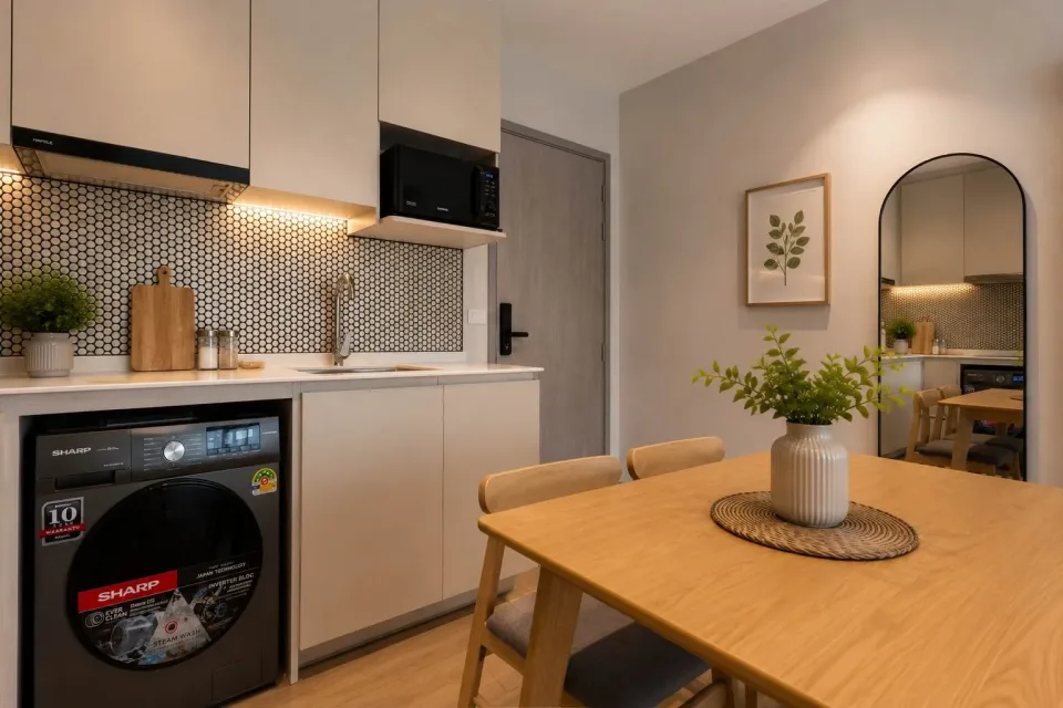 2-Bedroom Condo with Terrace at The Title Serenity Naiyang, Nai Yang