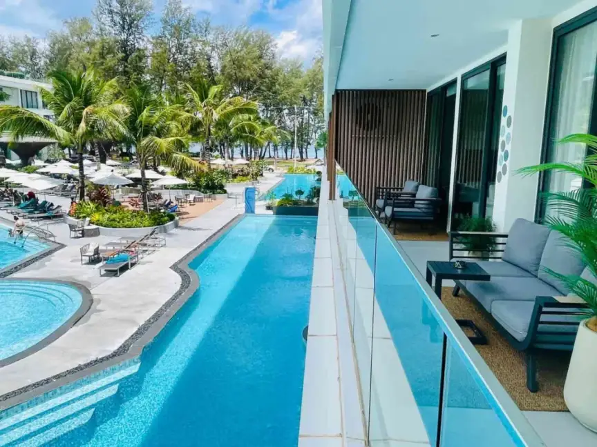 Квартира с 3 спальнями и видом на бассейн в Sunshine Beach Resort & Residences, Пхукет