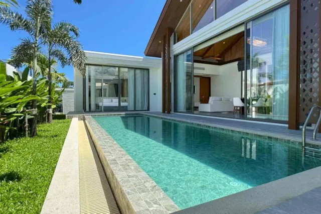 Вилла с 3 спальнями и частным бассейном в The Ozone Villas, Банг Тао