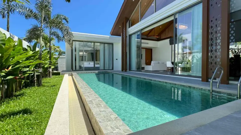 Вилла с 3 спальнями и частным бассейном в The Ozone Villas, Банг Тао