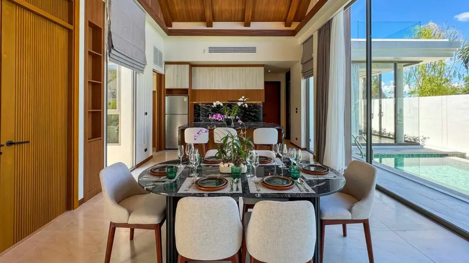 Вилла с 3 спальнями и частным бассейном в The Ozone Villas, Банг Тао