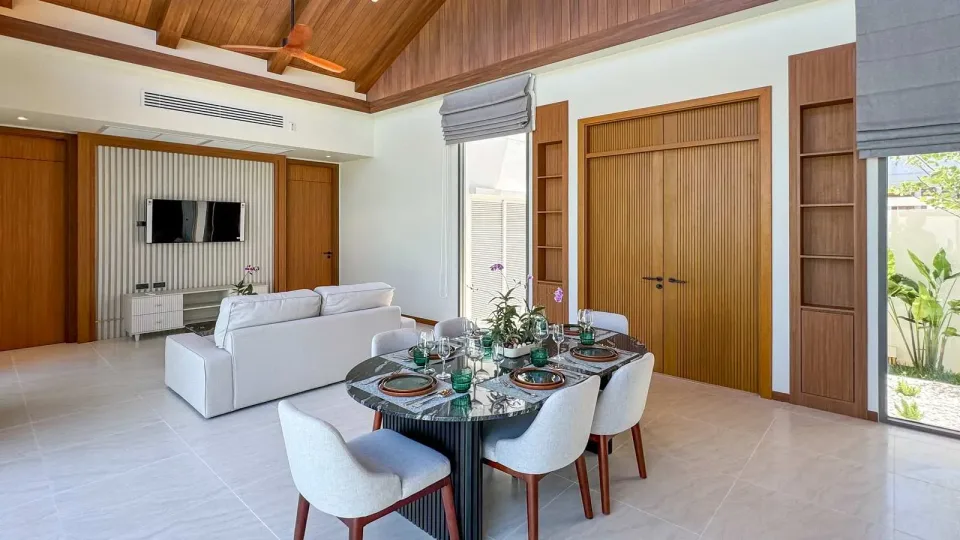 Вилла с 3 спальнями и частным бассейном в The Ozone Villas, Банг Тао