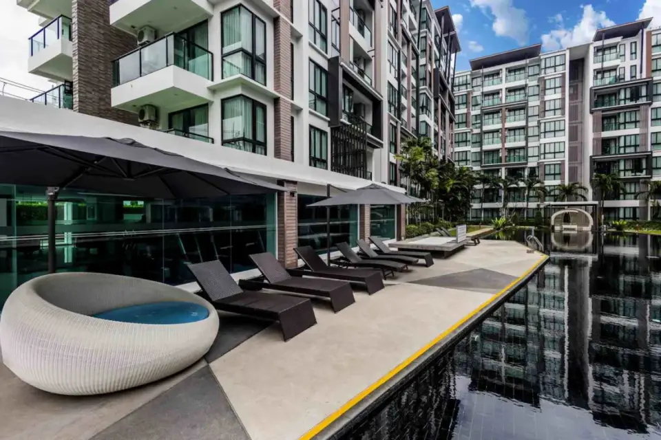 Квартира с 1 спальней и видом на озеро в Wyndham Royal Lee Phuket, Най Янг