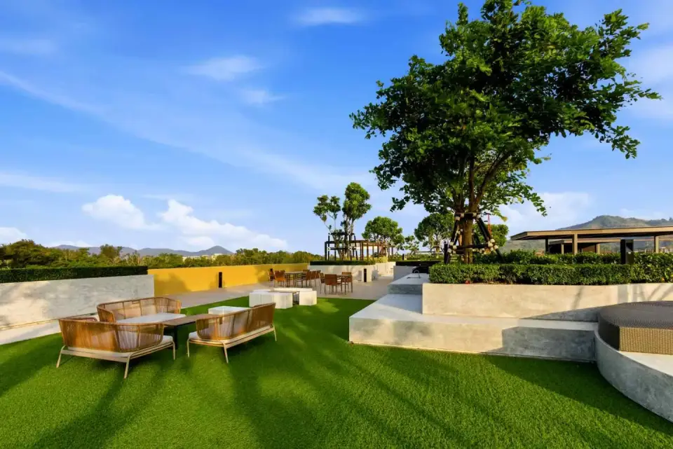 Квартира с 2 спальнями и прямым выходом к бассейну в Laguna Beach Residences Reef, Банг Тао