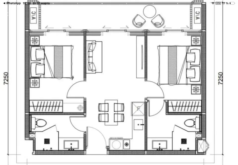 Квартира с 2 спальнями и прямым выходом к бассейну в Sunshine Beach Resort & Residences, Пхукет