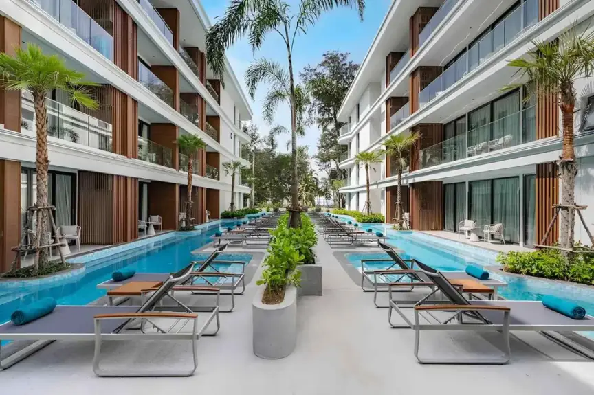 Студия с видом на реку или канал в Sunshine Beach Resort & Residences, Пхукет