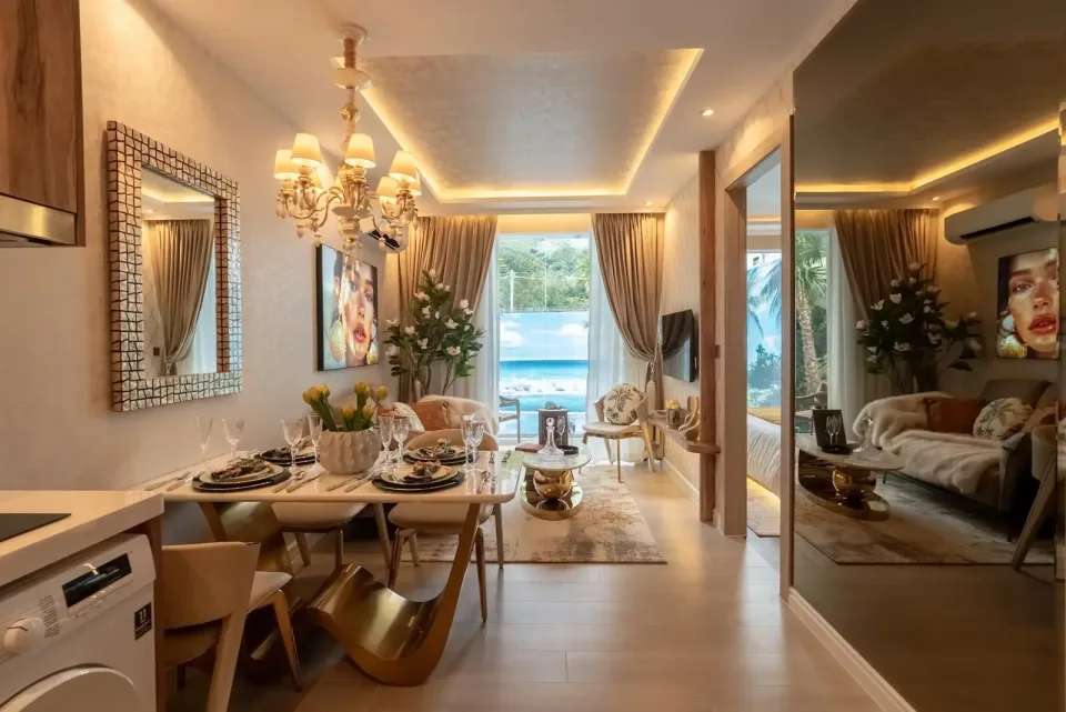 1-Bedroom Condo with Sea View at The Riviera Santa Monica, Jomtien