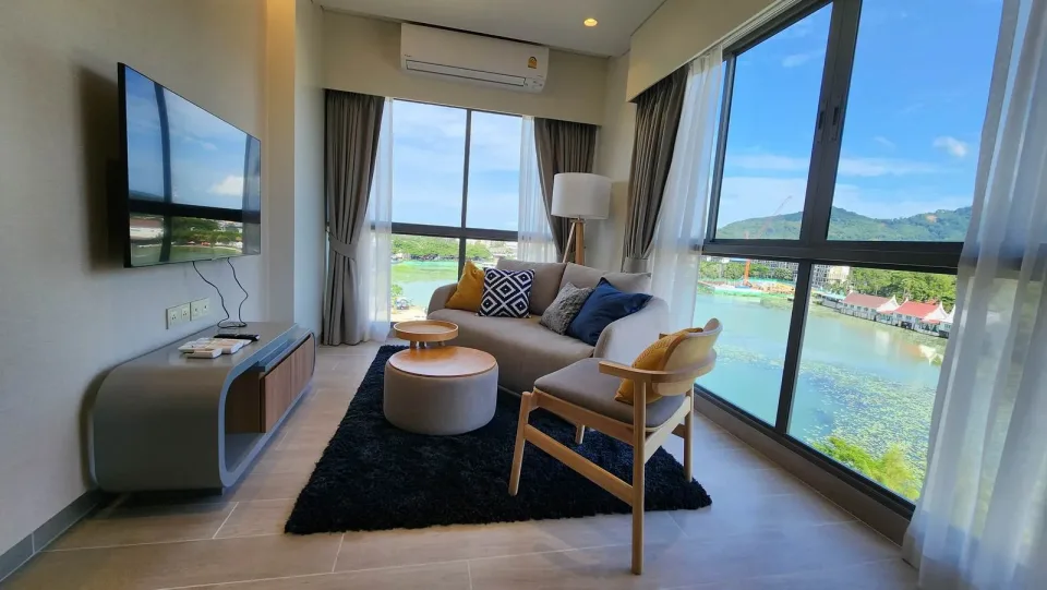 Квартира с 2 спальнями и видом на озеро в Laguna Lakeside Residences — Лагуна Лейксайд, Банг Тао