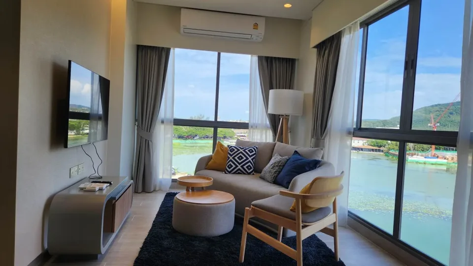 Квартира с 2 спальнями и видом на озеро в Laguna Lakeside Residences — Лагуна Лейксайд, Банг Тао