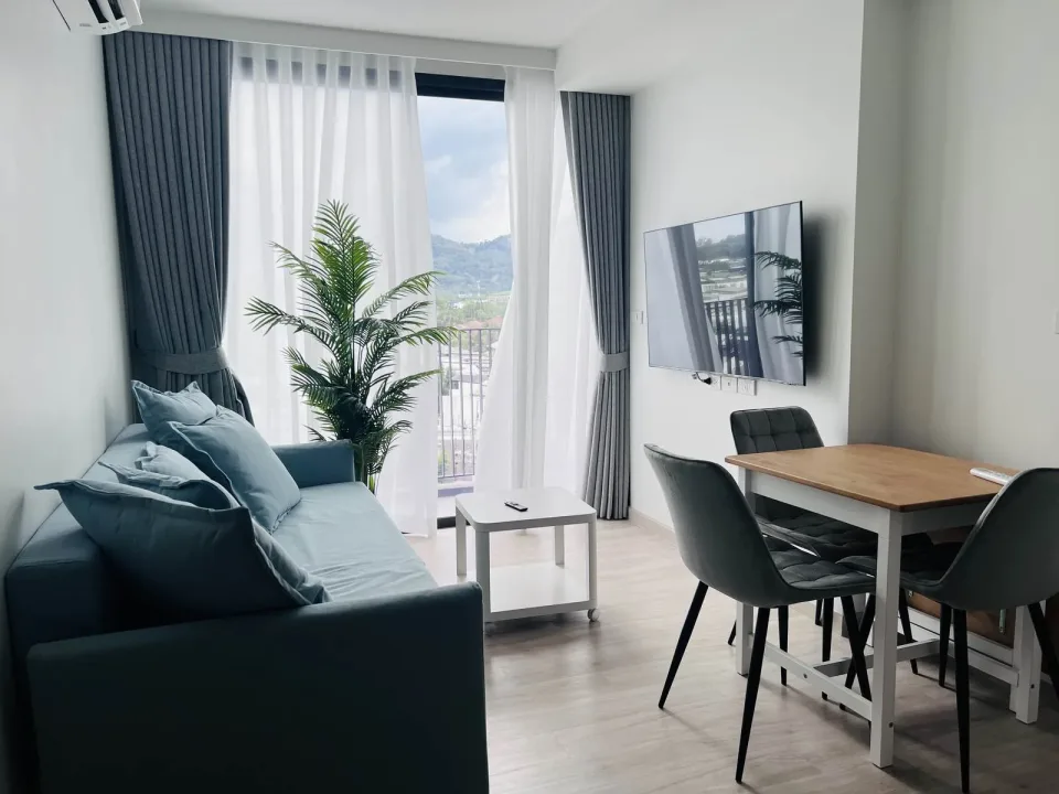 Квартира с 2 спальнями и видом на горы в Skypark Aurora Laguna Phuket — Скай Парк Аврора