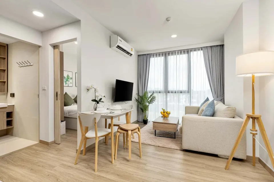 Квартира с 2 спальнями и видом на гольф-поле в Skypark Aurora Laguna Phuket — Скай Парк Аврора