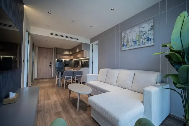 Квартира с 2 спальнями и видом на сад в Layan Green Park Phase 1