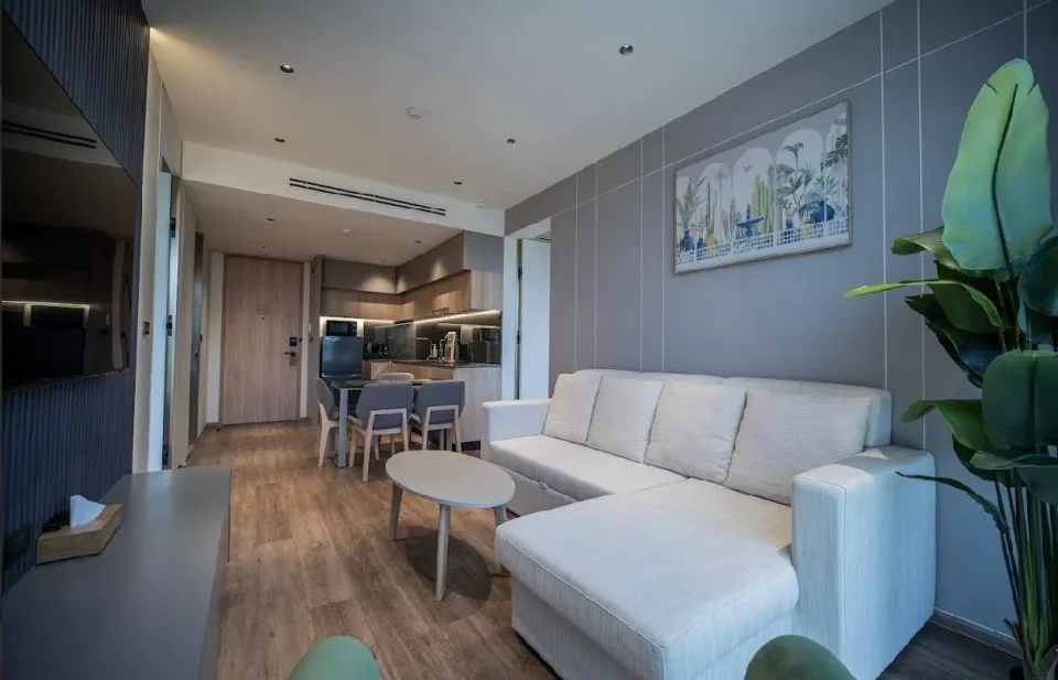 Квартира с 2 спальнями и видом на сад в Layan Green Park Phase 1