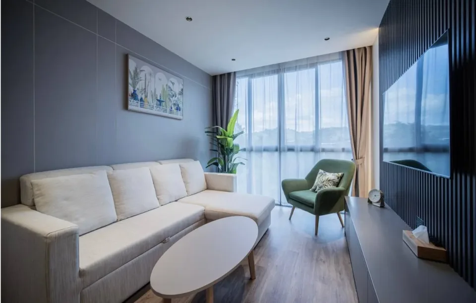 Квартира с 2 спальнями и видом на сад в Layan Green Park Phase 1
