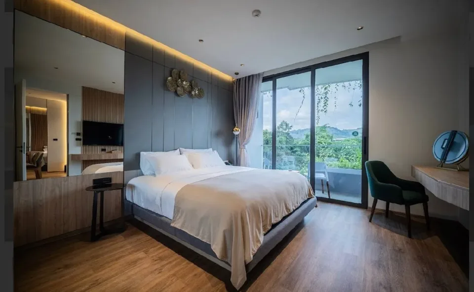 Квартира с 2 спальнями и видом на сад в Layan Green Park Phase 1