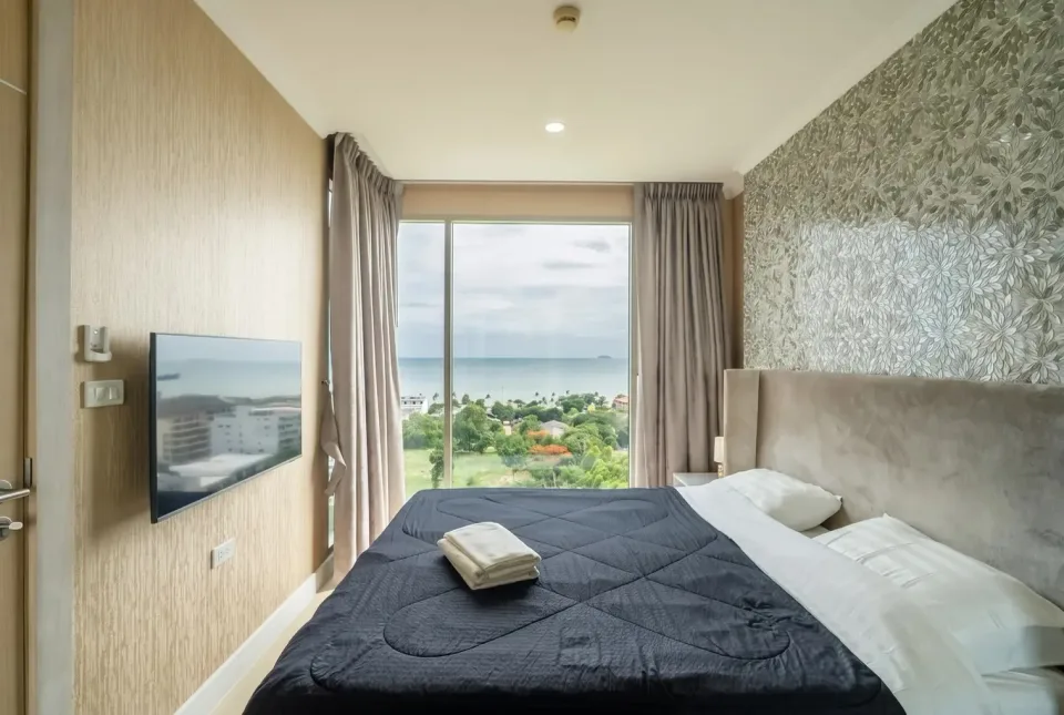 Квартира с 1 спальней и видом на море в The Riviera Jomtien, Джомтьен
