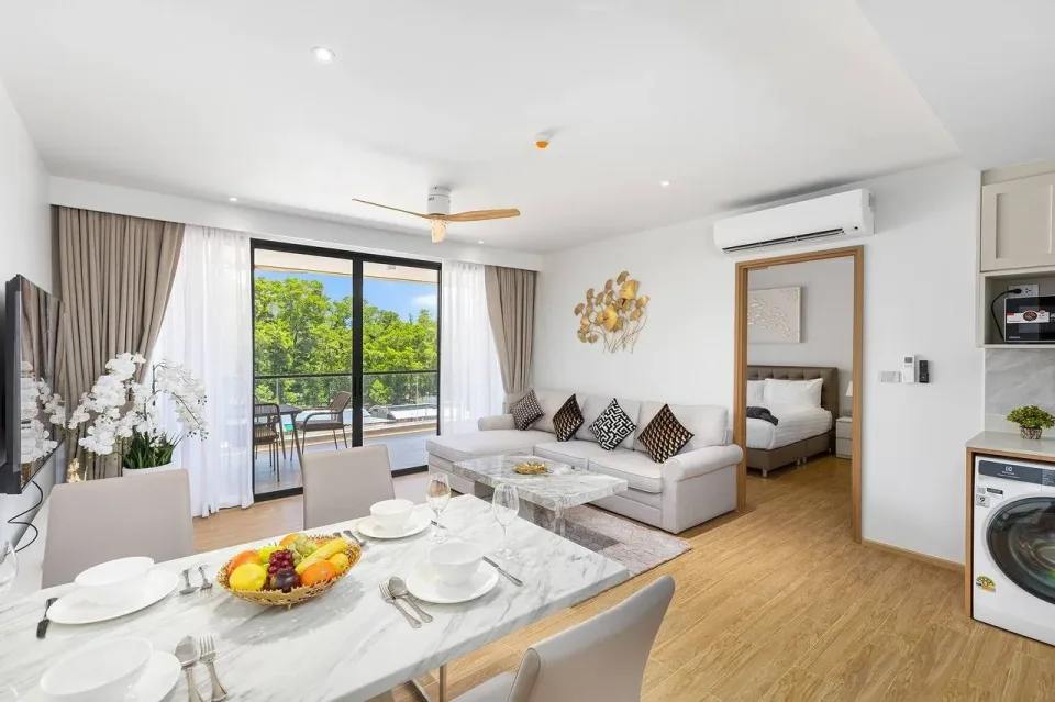 Квартира с 2 спальнями и террасой в Laguna Beach Residences Reef, Банг Тао