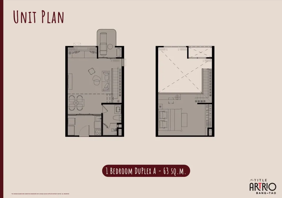 1-Bedroom Condo with Open View at The Title Artrio Bang-Tao, Phuket