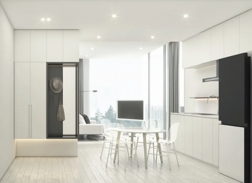 2-Bedroom Condo with Open View at Secret Garden Pattaya Condominium in Wongamat, Pattaya, Pattaya
