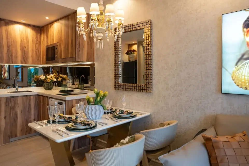 Квартира с 1 спальней и видом на город в The Riviera Santa Monica, Джомтьен