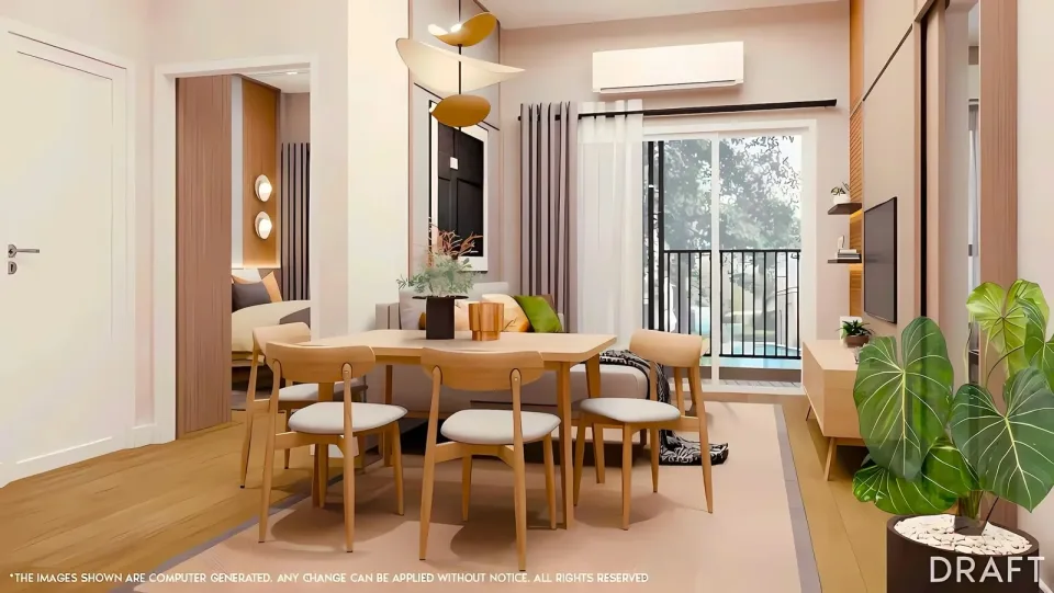 3-Bedroom Condo with Courtyard View at The Title Serenity Naiyang, Phuket
