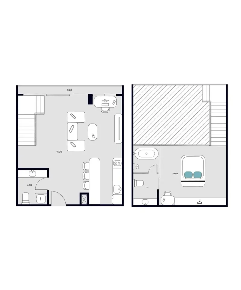 Квартира с 1 спальней и открытым видом в Essence Residence, Раваи