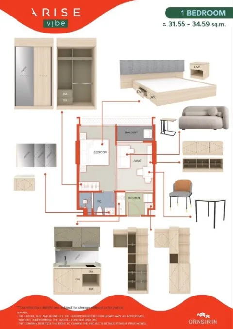 Arise Vibe — modern condominium in Thalang