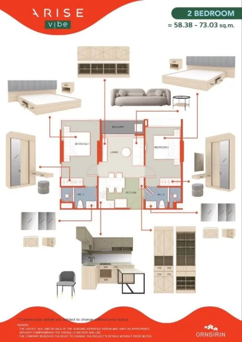 Arise Vibe — modern condominium in Thalang