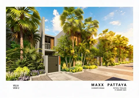 MAXX Pattaya — Villas & Townhouses in East Pattaya from ฿4.9M — architecture and facade