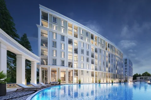 Harmonia City Garden — кондоминиум в центре Паттайи от ฿1,6 млн — территория и зона отдыха