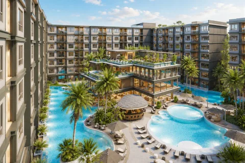 Zenith Pattaya — квартиры на Таппрайе от ฿2,8 млн — архитектура и фасад комплекса