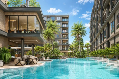 Zenith Pattaya — квартиры на Таппрайе от ฿2,8 млн — территория и зона отдыха