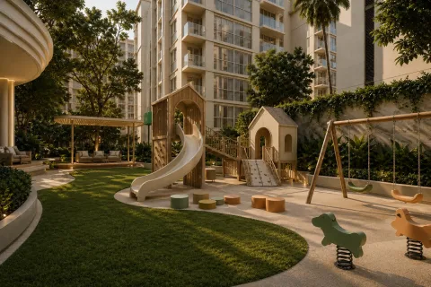Love It Wongamat Beach Pattaya — Condo near Wongamat Beach from ฿2.98M — landscaped area and leisure space