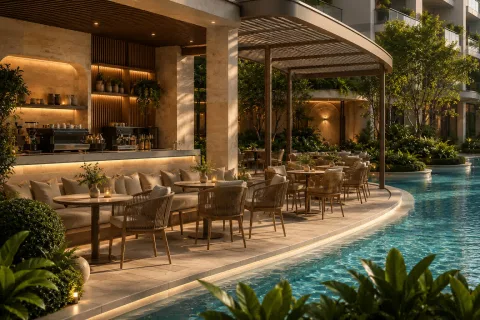 Love It Wongamat Beach Pattaya — Condo near Wongamat Beach from ฿2.98M — interior living space