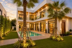 The Sugar Palm Villas Pattaya — landscaped area and leisure space