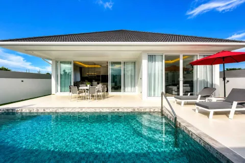 Huay Yai Park Villas Pattaya — виллы с бассейном в Хуай Яй — территория и зона отдыха