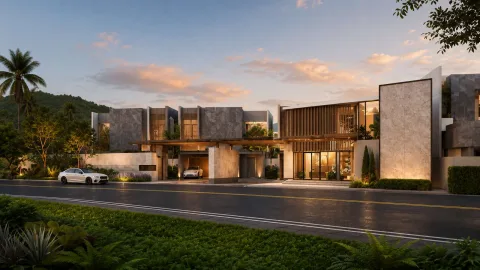 Larimar Vista Phuket — виллы в Чалонге от ฿24,5 млн — архитектура и фасад комплекса