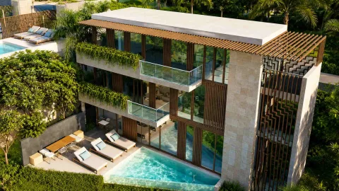 White Lotus Villas Patong — виллы с видом на море от ฿30 млн — бассейн и общественная инфраструктура