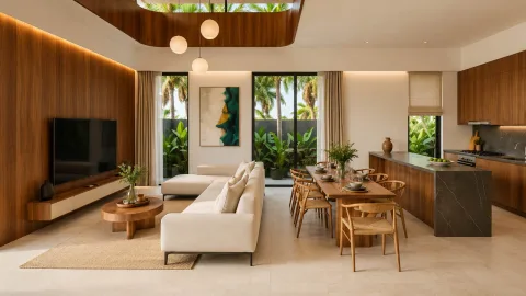 Aileen Residence Lagoon — таунхаусы и виллы в Чернг Талай от ฿10,15 млн — бассейн и общественная инфраструктура