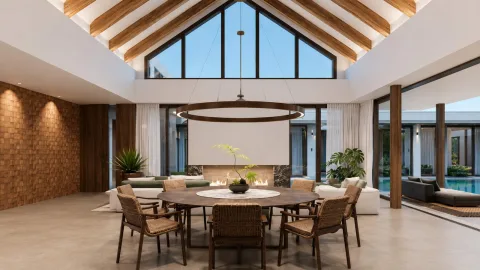 Mona Estate Phuket — виллы в Си Сунтон от ฿89,5 млн — интерьер жилого пространства
