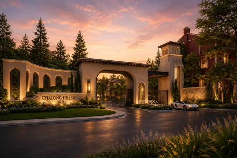 Casa de Monte Phuket — виллы в Ко Кео от ฿28,276 млн — архитектура и фасад комплекса