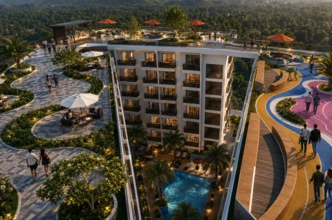 One World One Home Condo Bangtao — Bang Tao Condos from ฿2.77M — shared pool and communal facilities